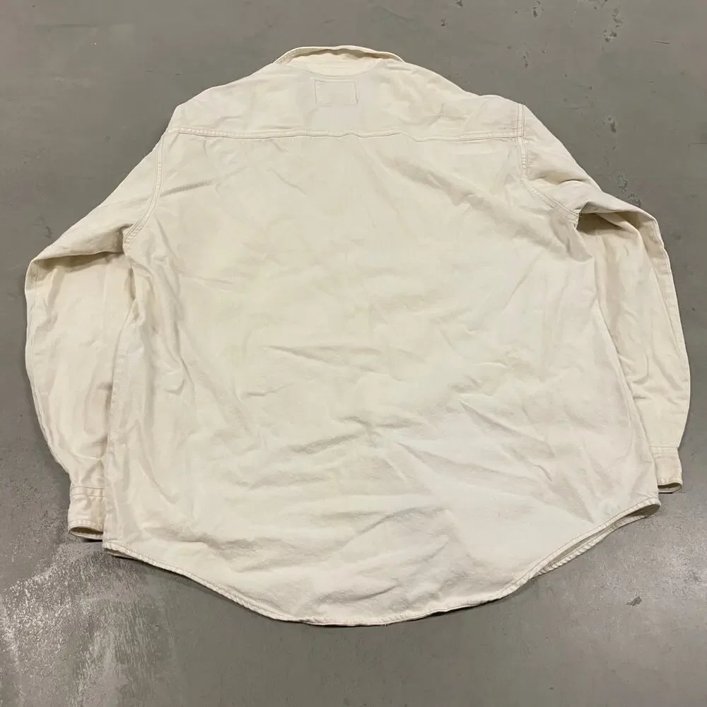 90s distressed Levi’s denim western shirt